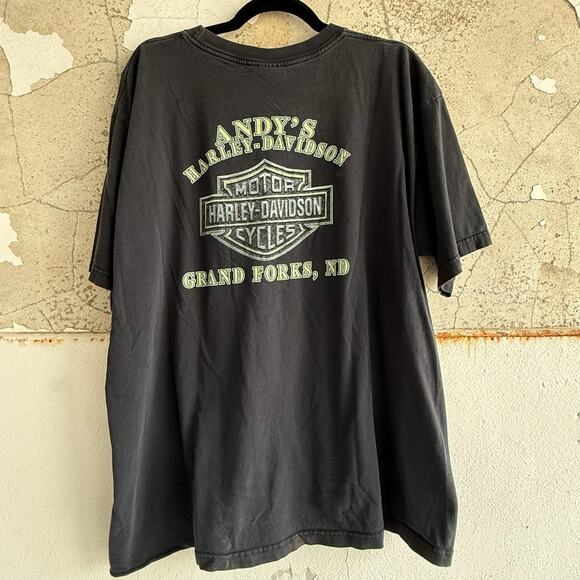 Vintage Harley-Davidson Pin-Up T-Shirt 2XL Made in USA - Picture 4 of 4
